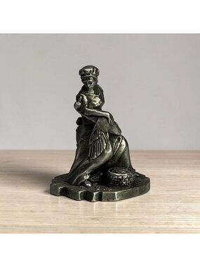 The Saturday Evening Post Goose Down Time 1808-1817 Pewter Figurine 1982